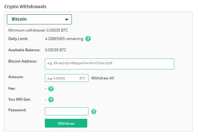 btc new market withdraw