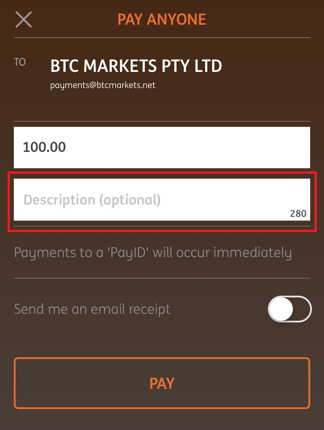 btc markets bank transfer