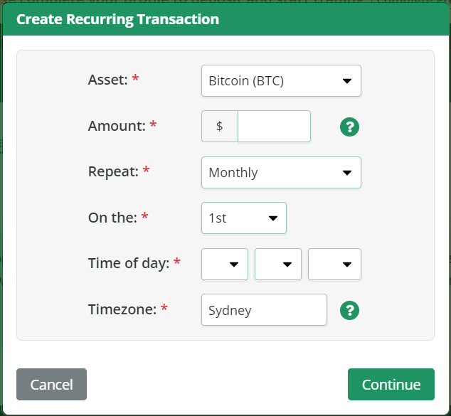 btc markets change password